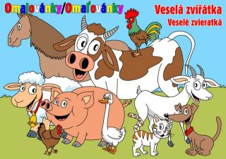 Obrázek z Omalovánky LUX Veselá zvířátka 